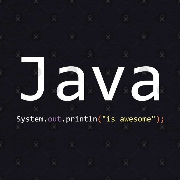 Java is awesome - Computer Programming by springforce